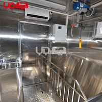 UrDream CE DOT Zugelassener elektrischer Imbiss wagen zum Verkauf Modische mobile Straßen küche Lebensmittel wagen Kunden spezifischer Catering-Verkaufs automat Kio