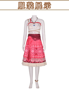 Noël Halloween Fantaisie Océan Romance <span class=keywords><strong>Moana</strong></span> <span class=keywords><strong>2</strong></span> TV & Film Costumes Hors Épaule Aventure Vaiana Filles Princesse <span class=keywords><strong>Moana</strong></span> Robes - Product Image 4