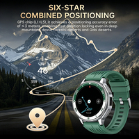 Nouvelle montre connectée intelligente S99 AI avec ChatGPT, GPS, carte hors ligne, boussole, lampe de poche, étanche 3ATM, montre connectée de sport et de fitness pour hommes