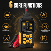 AUTOOL BT460 Testeur de batterie automobile 12V/24V certifié CE, pour diagnostic numérique de charge et de décharge, idéal pour la réparation automobile