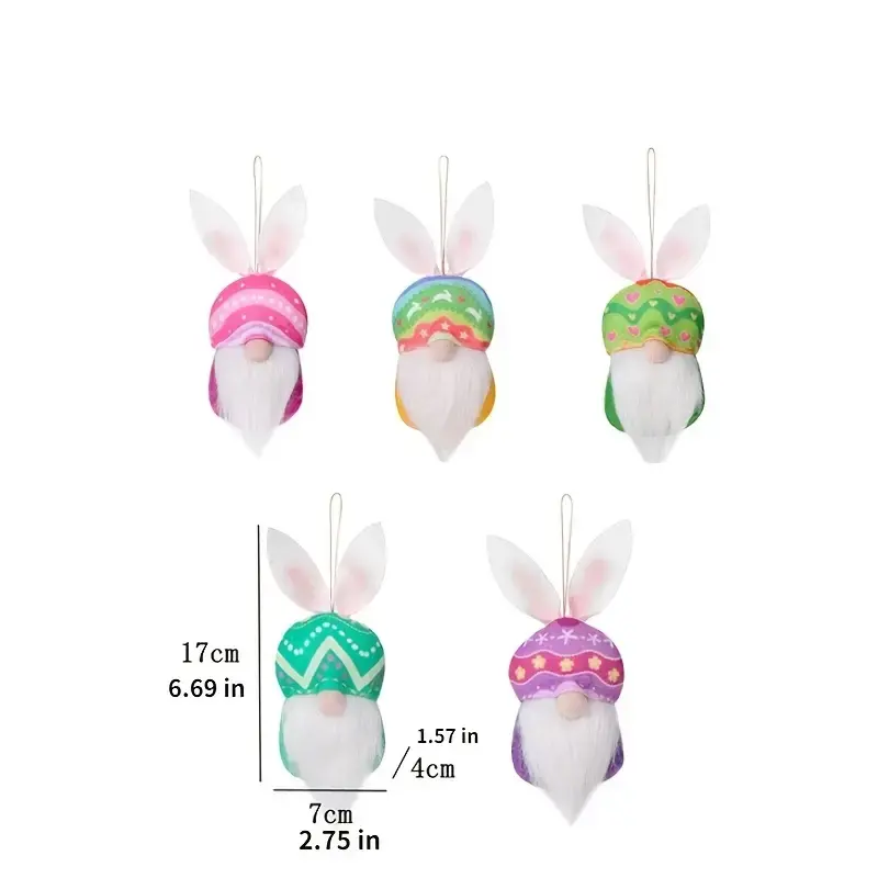 Poupée en peluche Gnome lapin de Pâques-Idéal pour les copines et les décorations de vacances