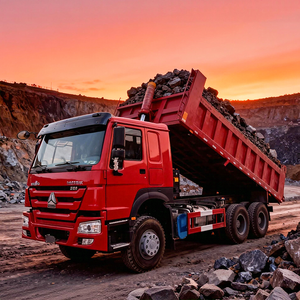 Truk Sinotruck Howo Tipper Dumper Truk Pengangkut Barang Bekas Harga Murah 6x4 Diesel Truk Berat Emisi Euro 2 - Product Image 1