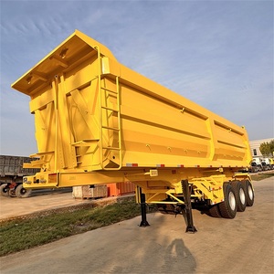 Semirremolque de <span class=keywords><strong>Carga</strong></span> <span class=keywords><strong>Basculante</strong></span> para Transporte de Piedra de 40, 60 y 70 Toneladas, Equipos de Utilidad, Camiones <span class=keywords><strong>Remolque</strong></span> de 40 y 60 Pies, 3/4/5 Ejes - Product Image 4