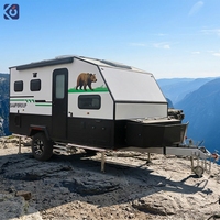 CAMPTRL Remorque de camping tout-terrain avec suspension indépendante, caravane de camping aux normes australiennes