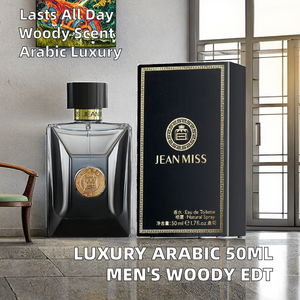 Jean Miss Perfume de Lujo para Hombre, Fragancia Amaderada Árabe de 50 ml, <span class=keywords><strong>EDT</strong></span>, Colonia de Alta Gama de Larga Duración, Spray Duradero - Product Image 2