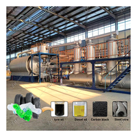 Mini usine de pyrolyse de pneus en plastique de 1 tonne pour obtenir une machine à huile pour alimenter une mini machine de pyrolyse