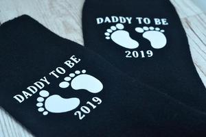 Personalised Your Text Here Anti-Bacterial Letter Pattern Novelty <strong>Socks</strong> Dad Daddy <strong>Uncle</strong> Grandad Birthday Wedding Great Present - Product Image 5