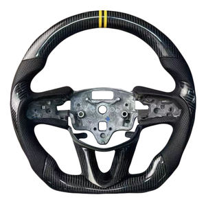 Hot New Product Carbon Fiber Perforated Leather Grip Steering <b>Wheel</b> Fit for Cadillac Ct4 Ct5 Auto Steering <b>Wheel</b> - Product Image 1
