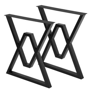 Bàn Khung Công Nghiệp Nhà Hàng Bàn Văn Phòng Đúc Sắt Thép Băng Ghế Dự Bị Ăn Cà Phê Ăn Uống Đồ Nội Thất Kim Loại Bàn Chân Cho Bảng - Product Image 2