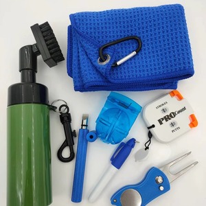 Blocco portatile per la registrazione dei punti di golf con attrezzo per riparare divot, marcatore per palline, tee, matite e contatore dei colpi - Product Image 5