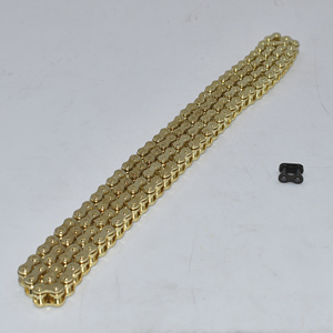 <span class=keywords><strong>Cadena</strong></span> de oro T8F con eslabón de repuesto <span class=keywords><strong>para</strong></span> Mini Dirt Bike, Quad, ATV, <span class=keywords><strong>Minimoto</strong></span>, Pocket Bikes de 47cc y 49cc, 136 eslabones - Product Image 6