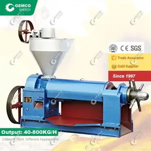 China Low Cost Effiziente hausgemachte Baumwoll schraube Ölpresse Maschine