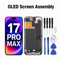 Écran de remplacement flexible OLED Huaxing pour iPhone 13 Pro Max, 14 Pro Max, 15 Plus, 15 Pro Max, 16 Plus, 16 Pro Max, 17 Pro Max