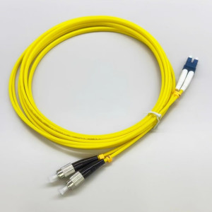 Cable FTTH LSZH de 2.0mm 3.0mm Monomodo Dúplex FC/UPC-LC/UPC, Cable de Fibra Óptica de 3m 5m 10m 9/125, Jumper Óptico - Product Image 3