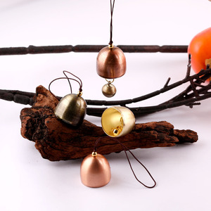 Christmas <b>Bell</b> Pendant Brass Mini <b>Bell</b> Retro Metal Wind <b>Chime</b> DIY Decorative Accessories Ornament - Product Image 3