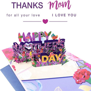 Biglietto di auguri Pop-up per la <span class=keywords><strong>festa</strong></span> <span class=keywords><strong>della</strong></span> <span class=keywords><strong>mamma</strong></span> 3D con decorazioni per feste <span class=keywords><strong>regalo</strong></span> per mamme moglie - Product Image 5