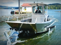 Bateaux de pêche en aluminium soudés de 20 pieds, style 2022, nouveaux, à vendre