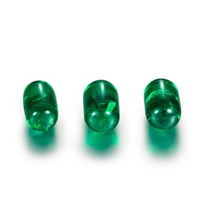 Cylindrical Lab <strong>Emerald</strong> Verdant Green Synthetic <strong>Rough</strong> Pills Shape Colombian <strong>Emerald</strong> <strong>Beads</strong> Factory Wholesale - Product Image 6