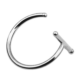 Piercing para la nariz Tindik de acero inoxidable de 10mm, joyería corporal de moda para niños y adultos para bodas y regalos - Product Image 6
