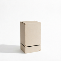Boîte cadeau de luxe biodégradable personnalisée, parfum, papier artistique avec laminage mat, fermeture magnétique, doublure en mousse, logo personnalisé