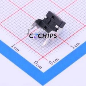 1825027-8 Tactile Switch Through hole Component (THT) Switch Single Pole Single Throw Round Button 1.6N Right Angle Insert - Product Image 2