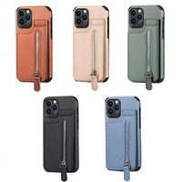 Housse de téléphone personnalisée Fabricant de cuir pour Iphone 16 15 14 13 12 11 Plus Pro Max Double fermoir magnétique Couverture antichoc durable