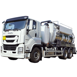 Sewer Jetter Stainless Steel Cleaning and Sewage Suction Truck with 4000ga Vacuum Tank for High-Pressure Sewer Flushing Vehicle - Product Image 1
