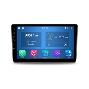 Автомобильный видеорегистратор, экран 10 дюймов 2din с возможностью поворота на 360 градусов, Android, 4g, Wi-Fi, Fm, Rds, Wi-Fi, Gps-навигация для Carplay, Android, авто, 6 ГБ + 128 ГБ