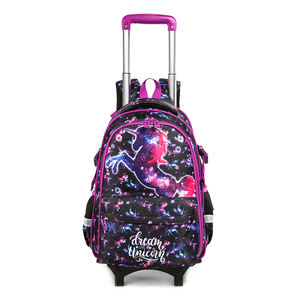 2022 étoiles <span class=keywords><strong>licorne</strong></span> garçons et filles tige de traction sac <span class=keywords><strong>à</strong></span> dos ensemble école roulant mode haute qualité trois pièces garçon école sac <span class=keywords><strong>à</strong></span> dos - Product Image 4