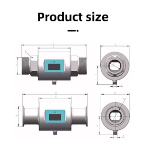 Micro-<strong>flow</strong> Intelligent <strong>Electromagnetic</strong> Flowmeter, Threaded Liquid High-precision Pipeline Sensor - Product Image 3