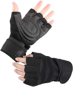 Guantes de entrenamiento para levantamiento de pesas para hombre y mujer, manopla parcial solo Para manchas de callos, ideal para levantamiento de pesas, ejercicio - Product Image 3
