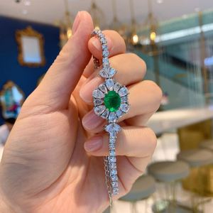 Bulk Wholesale Orders Eco-friendly <b>Copper</b> 8*10mm Multicolor Cubic Zirconia Vintage Imitation Gemstone Chain <b>Bracelets</b> - Product Image 5