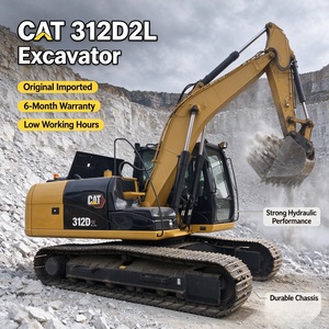 Excavatrice Caterpillar d'occasion Cat312D2L de 12 tonnes, modèle original Good Health, en Chine - Product Image 1