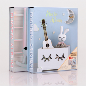 4 * 6in trẻ em của Album ảnh với 200 túi scrapbooking hình ảnh trường hợp 6 inch bé khung ảnh giấy bìa - Product Image 3