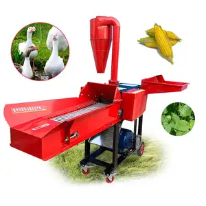 mini animal grass hand operated fodder diesel hay forage chopper small available chaff cutter machine