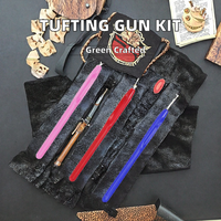 Accessoire de couture de poignée en plastique de couleur d'enfileur de pistolet de touffetage en métal de style simple pour la couture