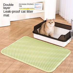 Alfombrilla para Arena de Gatos de Gran Tamaño, Personalizable, Directo de Fábrica, Rectangular, Impermeable, Antiderrames, Antisalpicaduras, con Doble Capa de Filtro, de EVA - Product Image 2
