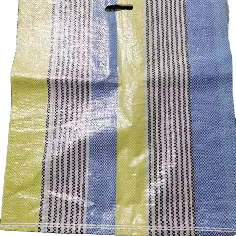 판촉 재봉 손잡이 맞춤형 적층 쇼핑 짠 폴리 프로필렌 가방 자루