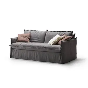 Giường Sofa Giường Ngủ Giá Rẻ Hiện Đại. Vải Sofa 3 Chỗ Ngồi Kiêm Sofa Giường