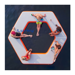 Bơi Đảo Nổi Bè Lá Nước Máy Bay Phản Lực Trượt Tuyết Dock Nổi Nền Tảng - Product Image 3