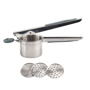 Press and Mash Kitchen Gadget, Heavy Duty Stainless Steel <b>Potato</b> Ricer - Product Image 1