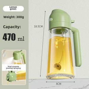 بخاخ 2 في 1 بخاخ متكامل من الدرجة الغذائية زيت شواء قابل للرذاذ زجاج برش للطعام المنزلي - Product Image 6