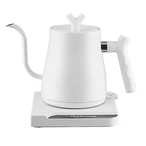 1000毫升经典设计茶壶和咖啡壶家用电器不锈钢迷你鹅颈电热水壶