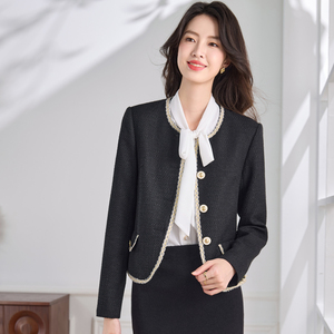Abrigo de Mujer Xiaoxiangfeng, Nuevo Estilo Elegante para Primavera 2026, Diseño Único y Hermoso, Ideal para el Trabajo - Product Image 6