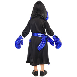 Children's Boxing <b>King</b> Role Play <b>Costume</b> Performance Wear For <b>Kids</b> Breathable Polyester Fiber Spring 2025 - Product Image 4
