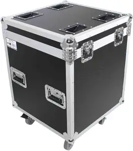 Görev depolama yol çantası ile 4 "tekerler içinde 22.5" x 22.5 "x 25" dış UTL4 ATA programı uçuş seyahat ağır durumda