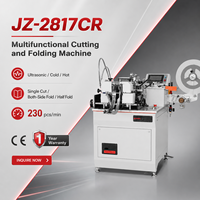 Machine de découpe à froid et à chaud multifonctionnelle à ultrasons JZ-2817CR, 230 pièces/min, certifiée CE, garantie 1 an