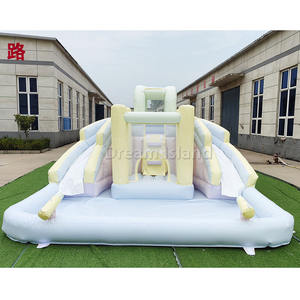 Glissière extérieure de château sautant gonflable de maison pleine d'entrain de rebond Offre Spéciale avec la <span class=keywords><strong>piscine</strong></span> pour des enfants - Product Image 1