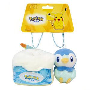 En gros, Pendentif porte-clés en peluche sur le thème de <span class=keywords><strong>Pikachu</strong></span>, Piplup, Rowlet, Gengar, Pawmi, Fuecoco, Clefairy, Sprigatito, Togepi, avec motifs de gâteaux et desserts - Product Image 4
