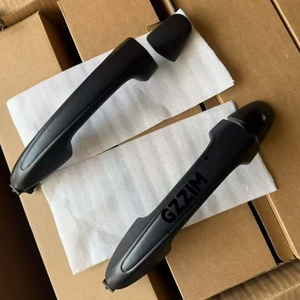 Poignée de porte intérieure avant de remplacement en plastique ABS noir de haute qualité, finition polie, ajustement universel pour Hilux Revo 6 - Product Image 2